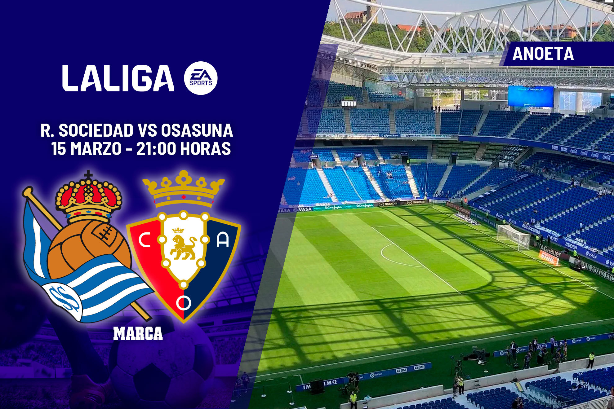 Imagen editorial para: Real Sociedad - Osasuna | La cuerda de Europa se agarra en Anoeta: previa, análisis, pronóstico y predicción
